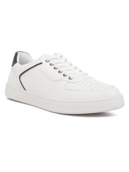 London Rag - Men White Casual Perforated Sneakers