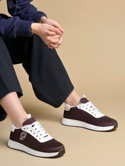 Shoetopia - Women Brown Sneakers