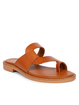 Saint G - X Viviblu Brown Leather Flats for Women