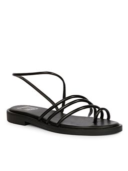 Saint G - x Viviblu Black Leather Flats for Women