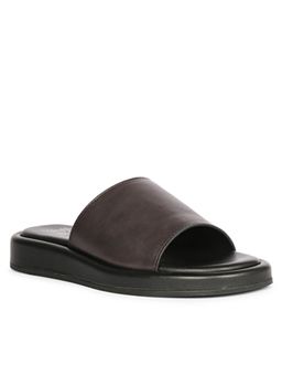 Saint G - x Viviblu Black Sliders for Women