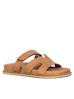Saint G - x Viviblu Tan Leather Sandals for Women