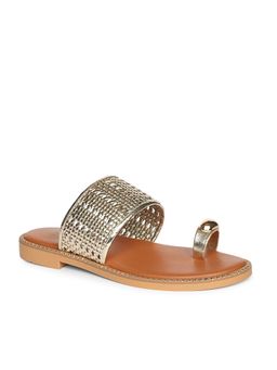 Saint G - x Viviblu Gold Flats for Women