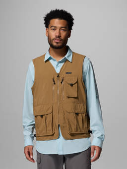 Columbia - Men Solid Brown Jacket