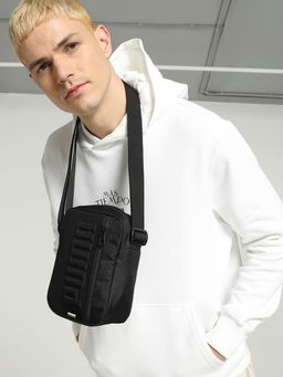 Puma - S Portable Unisex Black Sling Bags