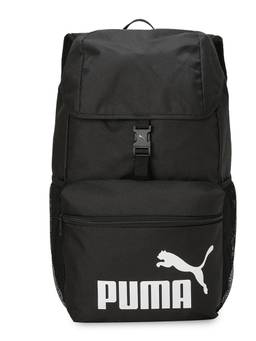 Puma - Phase Hooded Unisex Black Backpacks