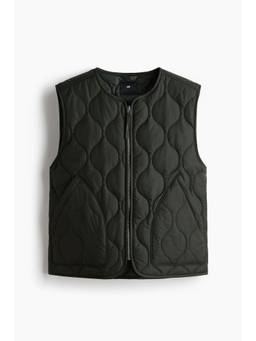 H&M - Men Green Quilted Gilet