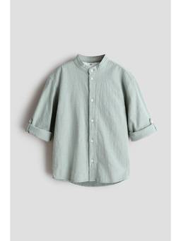 H&M - Boys Turquoise Grandad Shirt