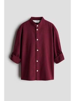 H&M - Boys Red Grandad Shirt