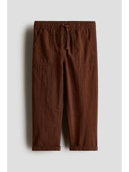 H&M - Boys Brown Cotton Trousers