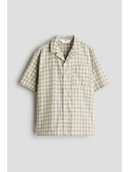 H&M - Boys Green Cotton Resort Shirt