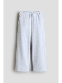H&M - Girls Grey Straight-Leg Sweatshirt Pant