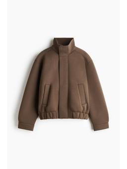 H&M - Men Brown Scuba Blouson Jacket