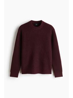 H&M - Men Red Relaxed Fit Jumper