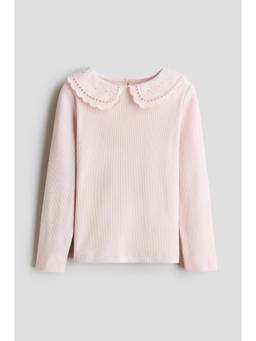 H&M - Girls Pink Collared Top