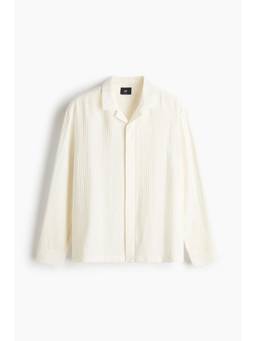 H&M - Men White Relaxed Fit Resort Shirt