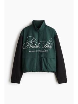 H&M - Men Green Printed Jacket