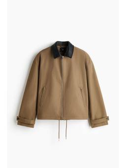 H&M - Men Beige Twill Shacket