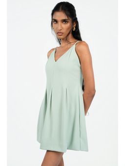 COLOR CAPITAL - Women Green Solid Dress