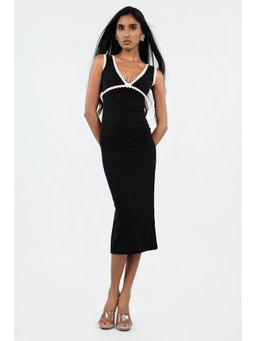 COLOR CAPITAL - Women Black Solid Dress