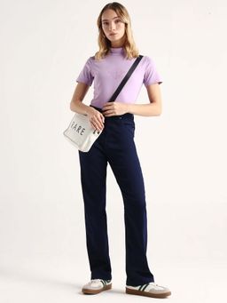 RAREISM - Navy Blue Straight Fit Jeans