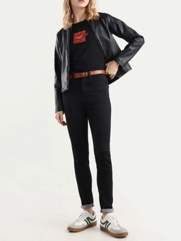 RAREISM - Black Solid Skinny Fit Jeans