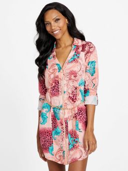 Guess - Women Multi-Color Viscose Printed Dress