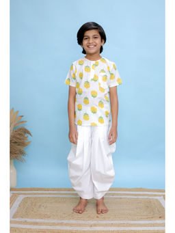 KALP - Kapaas Short Kurta White