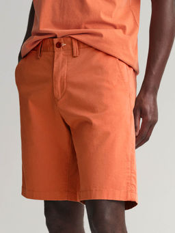 GANT - Mens Solid Orange Shorts