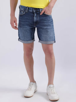 GANT - Mens Solid Blue Shorts
