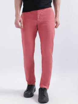 GANT - Mens Solid Red Trouser