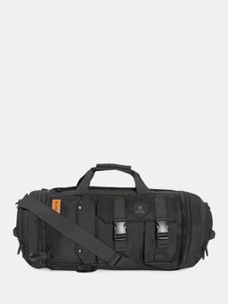 Swiss Military - Unisex Sports Or Gym Duffel Bag with Detachable Strap - Black