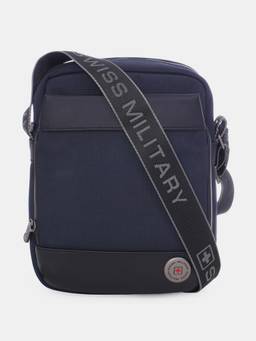 Swiss Military - Unisex Solid Crossbody Sling Bag - Blue