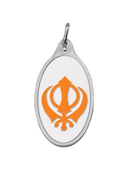 Kundan - 5.11 gm (999.9) Khanda Silver Colour Pendant