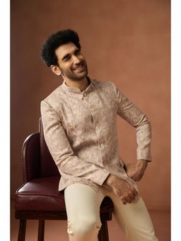 KISAH - Men Elegant Textured Jodhpuri Bandhgala