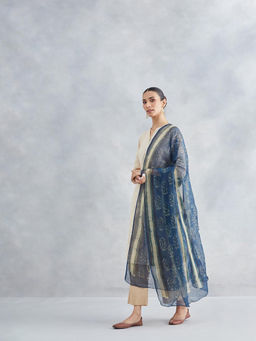 Fabindia - Women Indigo Printed Dupatta