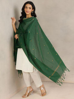 Fabindia - Women Green Woven Dupatta