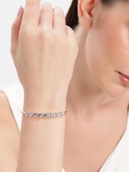 Estele - Stylish Round Crystal Kada Bracelet