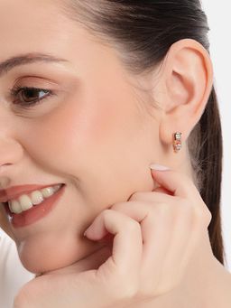 Estele - Gold Finish Minimal Hoop Earrings