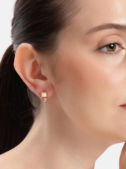 Estele - Gold Plated Hoop Earrings