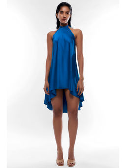 Deme - Blue Slip Mini Dress
