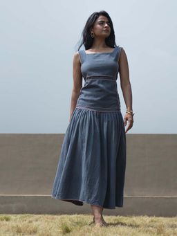 BILANG - Enlace Bow Solid Dress