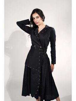 BILANG - Rivet Glaze Solid Dress