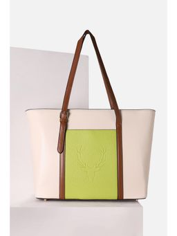 Allen Solly - Women Colorblock Formal Tote Bag