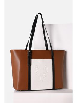 Allen Solly - Women Brown Formal Tote Bag