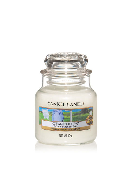 Yankee Candle Classic Small Jar Clean Cotton Scented Candle