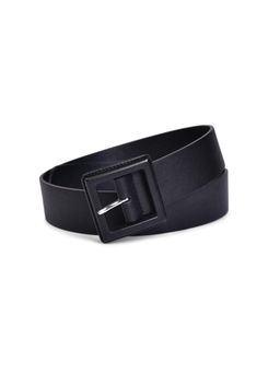 BELWABA - Vegan Leather Black Womens Belt