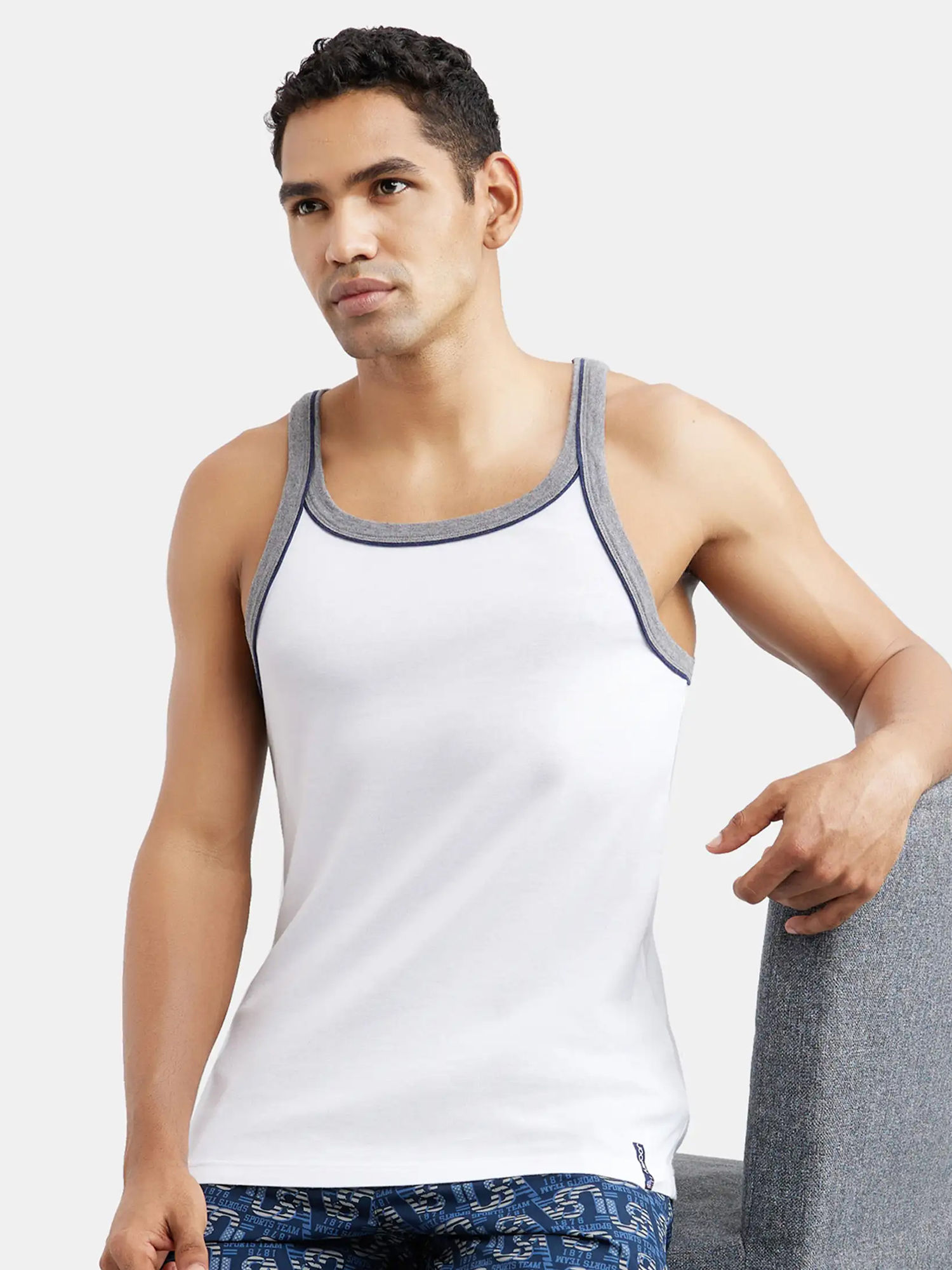 新品　BRIEFING CE MEN’S WAIST RIB HIGHNECK Buy Jockey US54 Men Super Combed Cotton Rib Square Neck Gym Vest