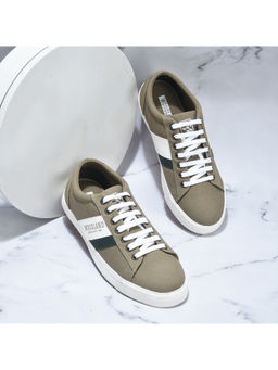 WOODLAND - Mens Khaki Casual Sneakers