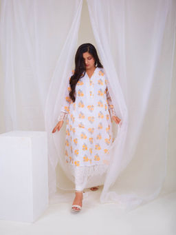 SAYARISH - Emara A Line Kurta with Pant (Set of 2)